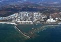 This aerial photo shows Fukushima Dai-ichi nuclear power plant in Okuma, Fukushima Prefecture, following a strong earthquake hit off the coast of Fukushima, northern Japan,