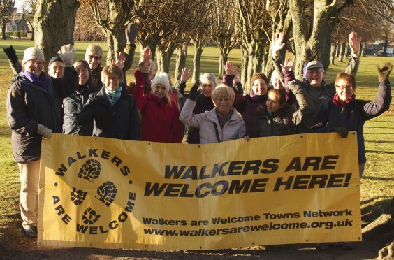 Forres has been awarded "walkers are welcome" status, in honour of its picturesque parks and pristine path network.