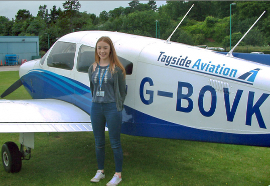 Zoe has always dreamed of being a pilot