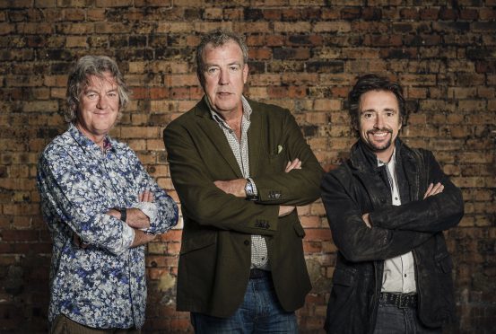 (left to right) James May, Jeremy Clarkson and Richard Hammond