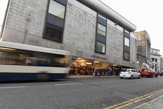 British Home Stores (BHS) and the Aberdeen Market in December 2016.
Picture by Colin Rennie.