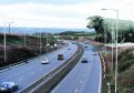 Pictured is a locator of the A90 looking North into Aberdeen whilst AWPR work goes on. This is montage created by the P&J