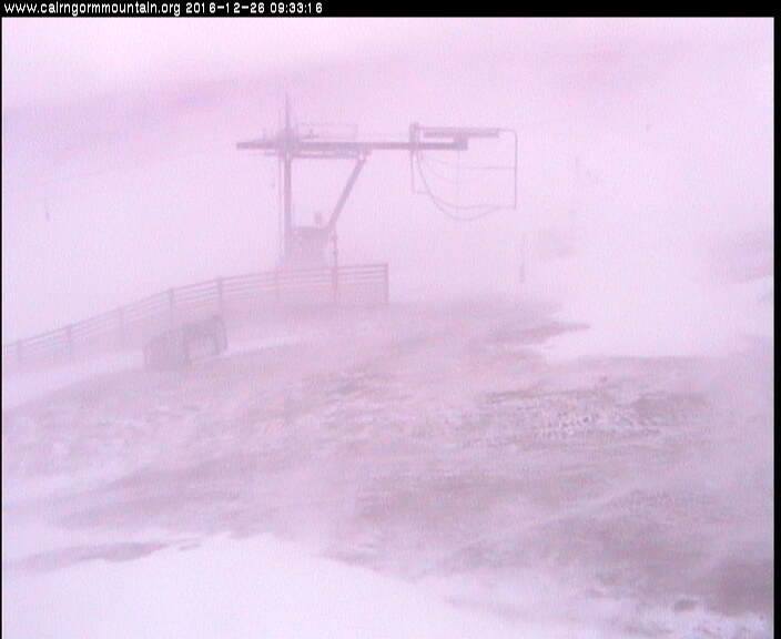 The scene on Cairngorm Mountain today. Credit: Cairngorm Mountain Facebook page.