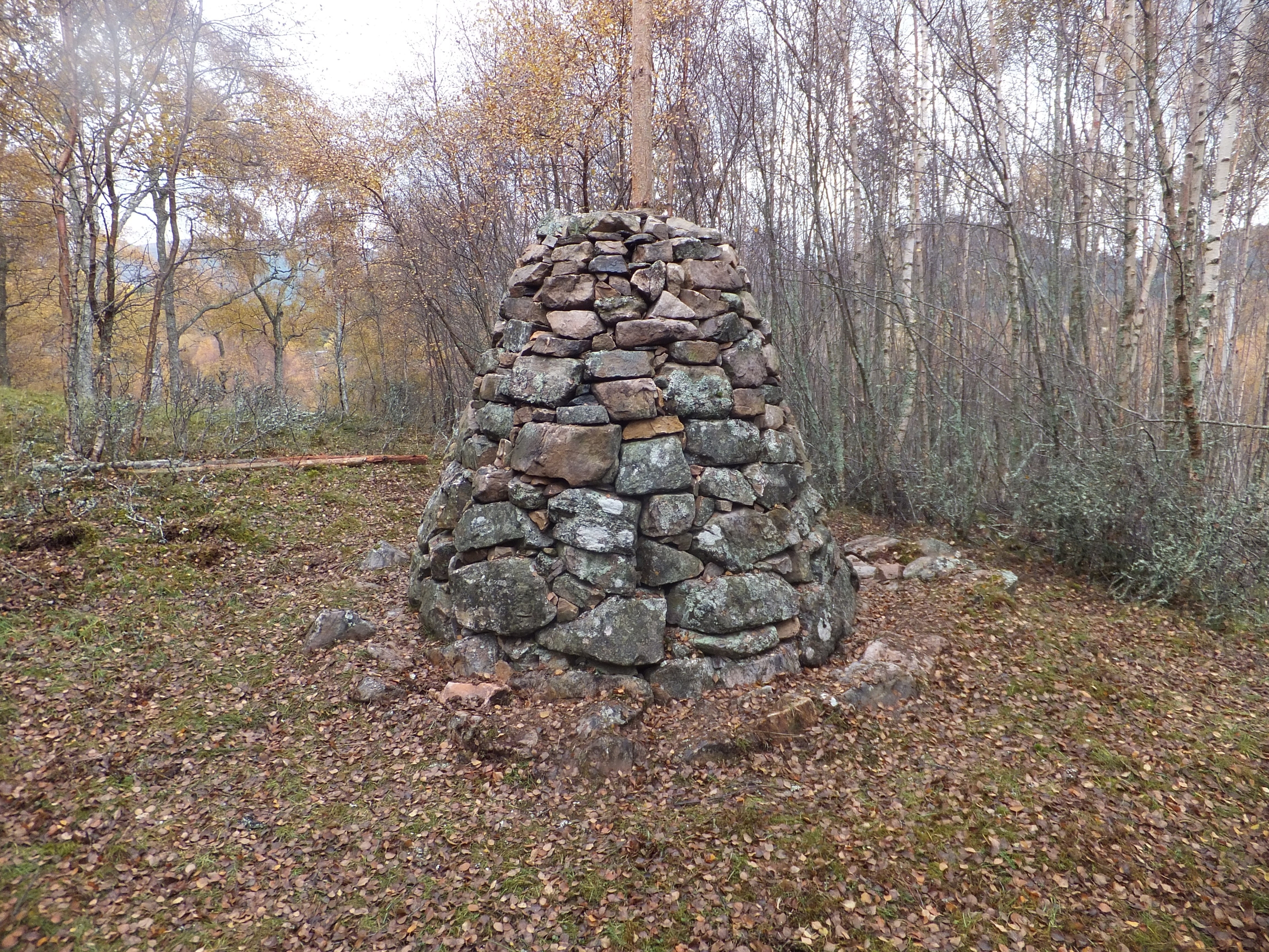 A mystery cairn has been discovered during works to improve a golf course.