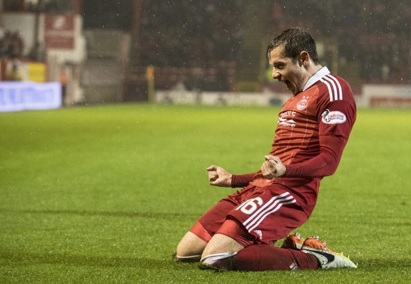Peter Pawlett, who is moving to Peterhead, during his time with Aberdeen.