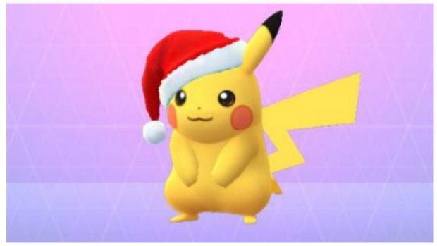 The cute newcomers are not the only new addition to the game, with Pikachu having gained a festive Santa hat to celebrate the season.