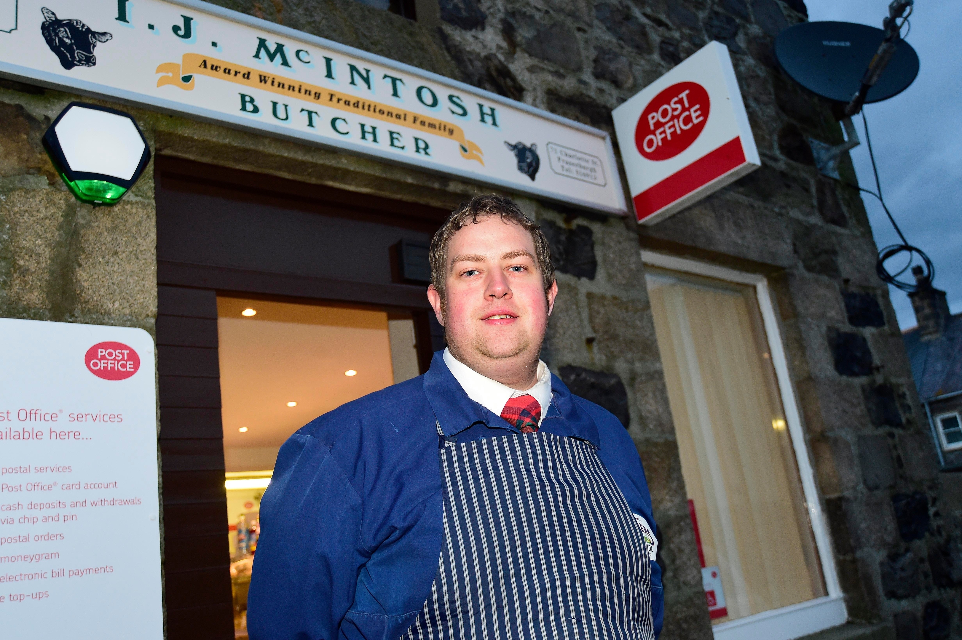Rosehearty butcher Gavin McIntosh is spearheading the campaign