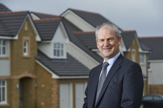 George Fraser, chief executive of Tulloch Homes pictured at one of their Inverness developments.