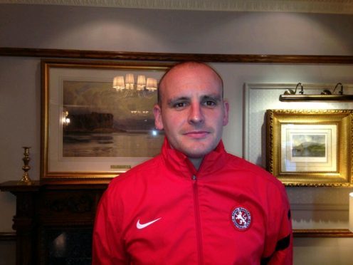 Brora Rangers player manager Grant Munro