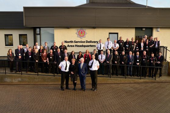 The £1million northern base for Scottish Fire and Rescue at Dyce was given a ceremonial launch by community safety minister Annabelle Ewing.