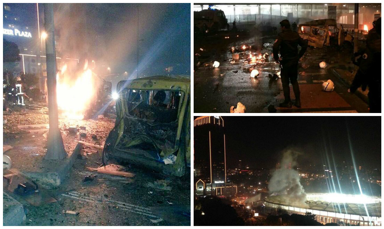 Pictures show aftermath of the explosion in Istanbul