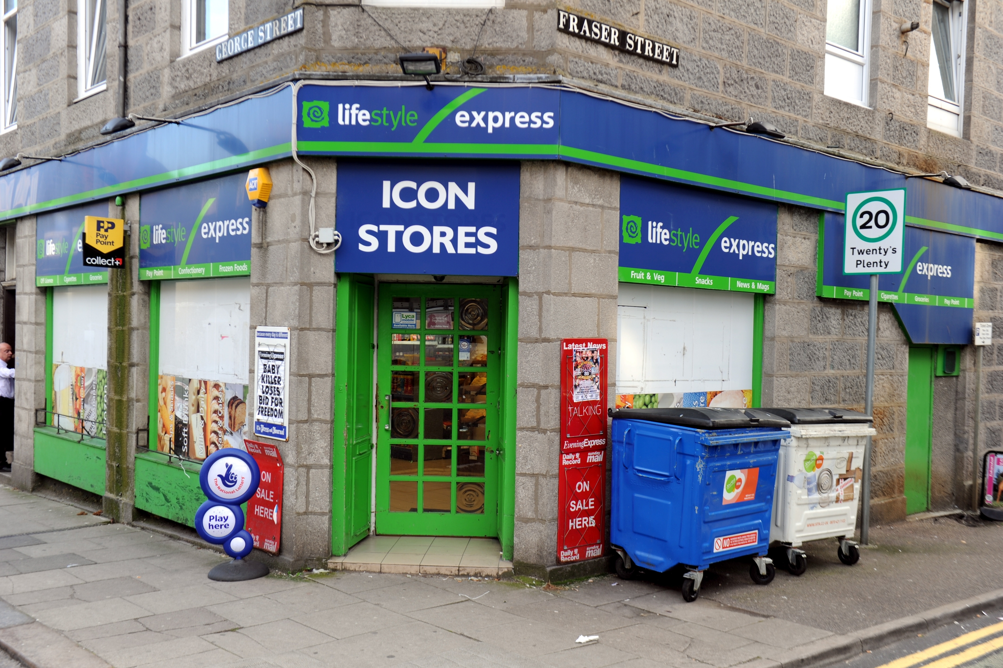Icon Stores in George Street was robbed on Saturday.