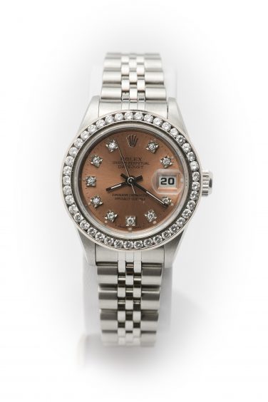 Ladies rolex justdate stainless steel watch pre-owned circa-1996-£3500