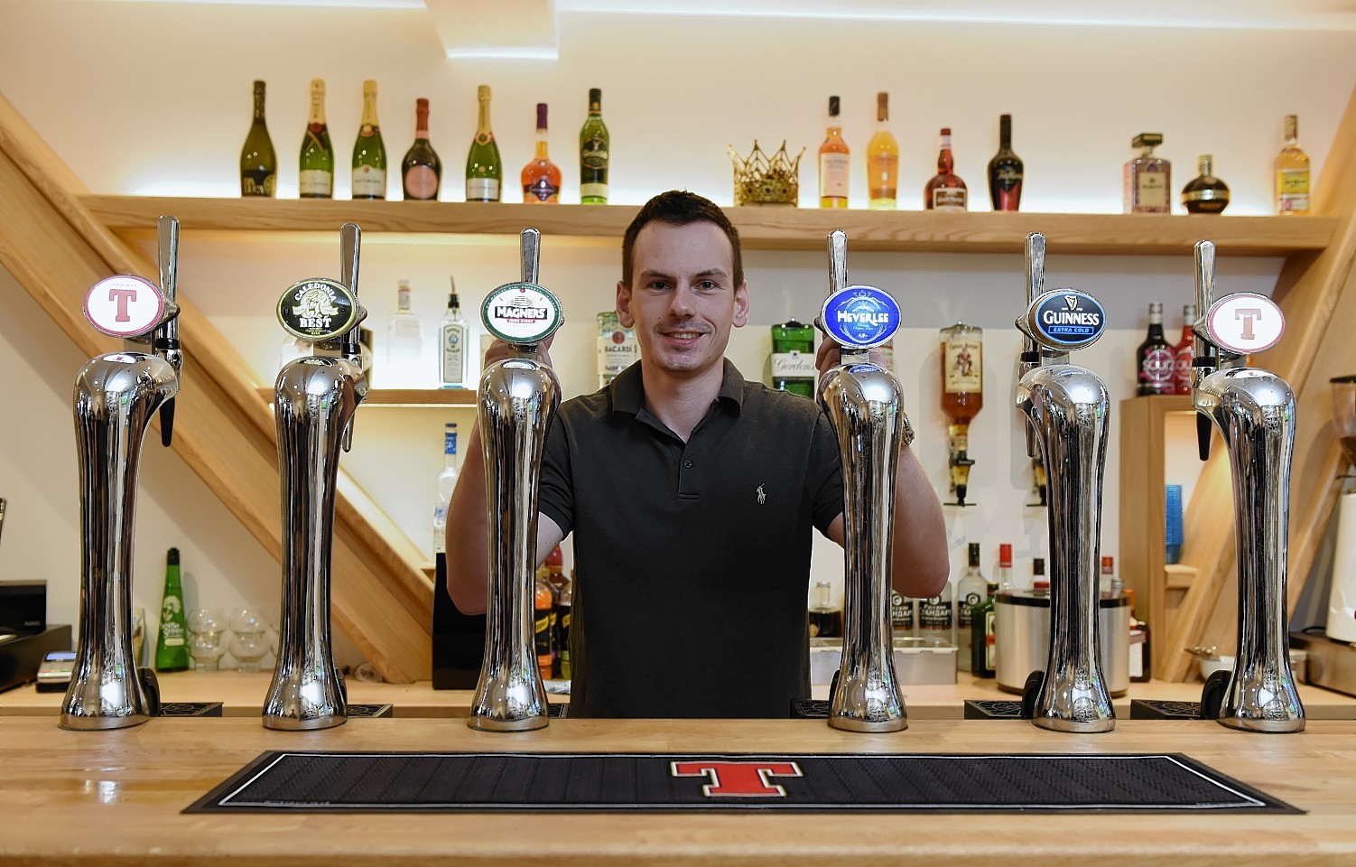 Thomas Drummond at the Learney Arms, Torphins. Picture by Kenny Elrick.