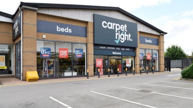 Staff at Carpetright stores will be made redundant.