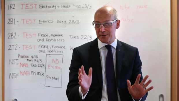 A teaching union has sent a document to John Swinney calling for an above-inflation pay rise