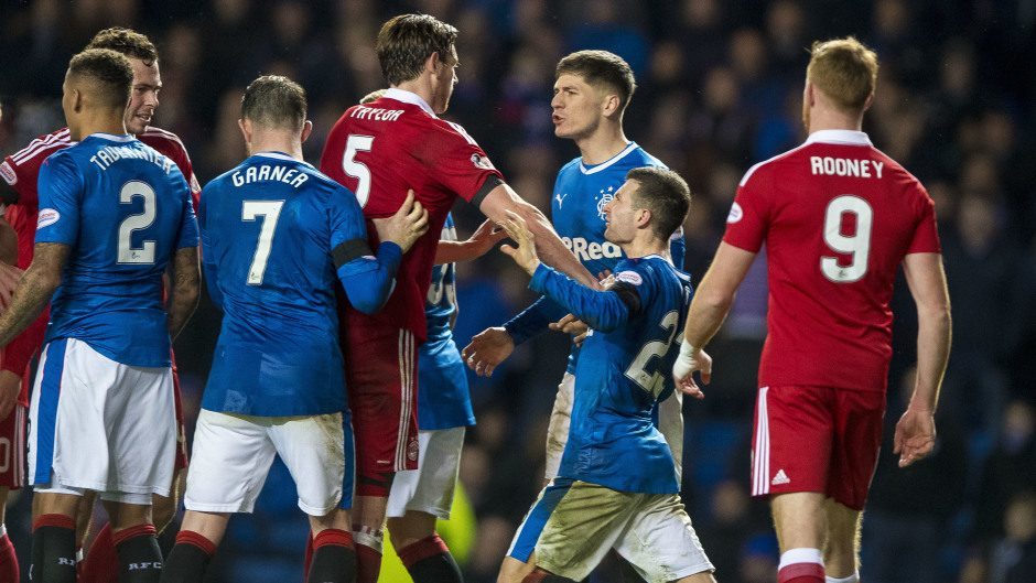 Rangers showed plenty of fight against Aberdeen