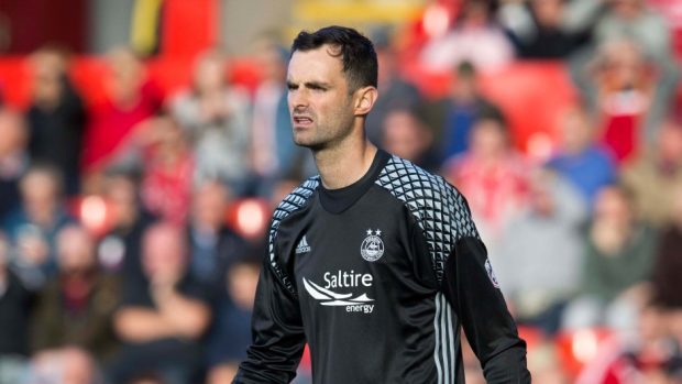 Joe Lewis was injured at Ibrox