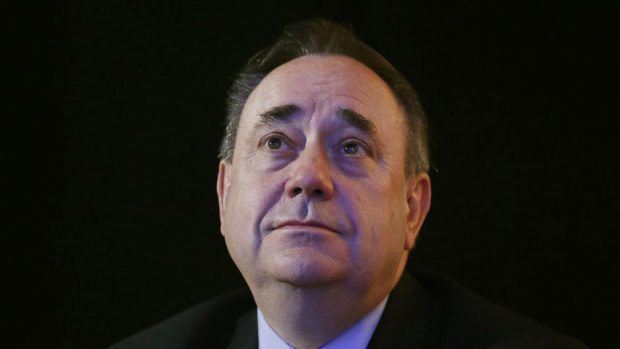 Former Scottish First Minister Alex Salmond outside the Court of Session in Edinburgh