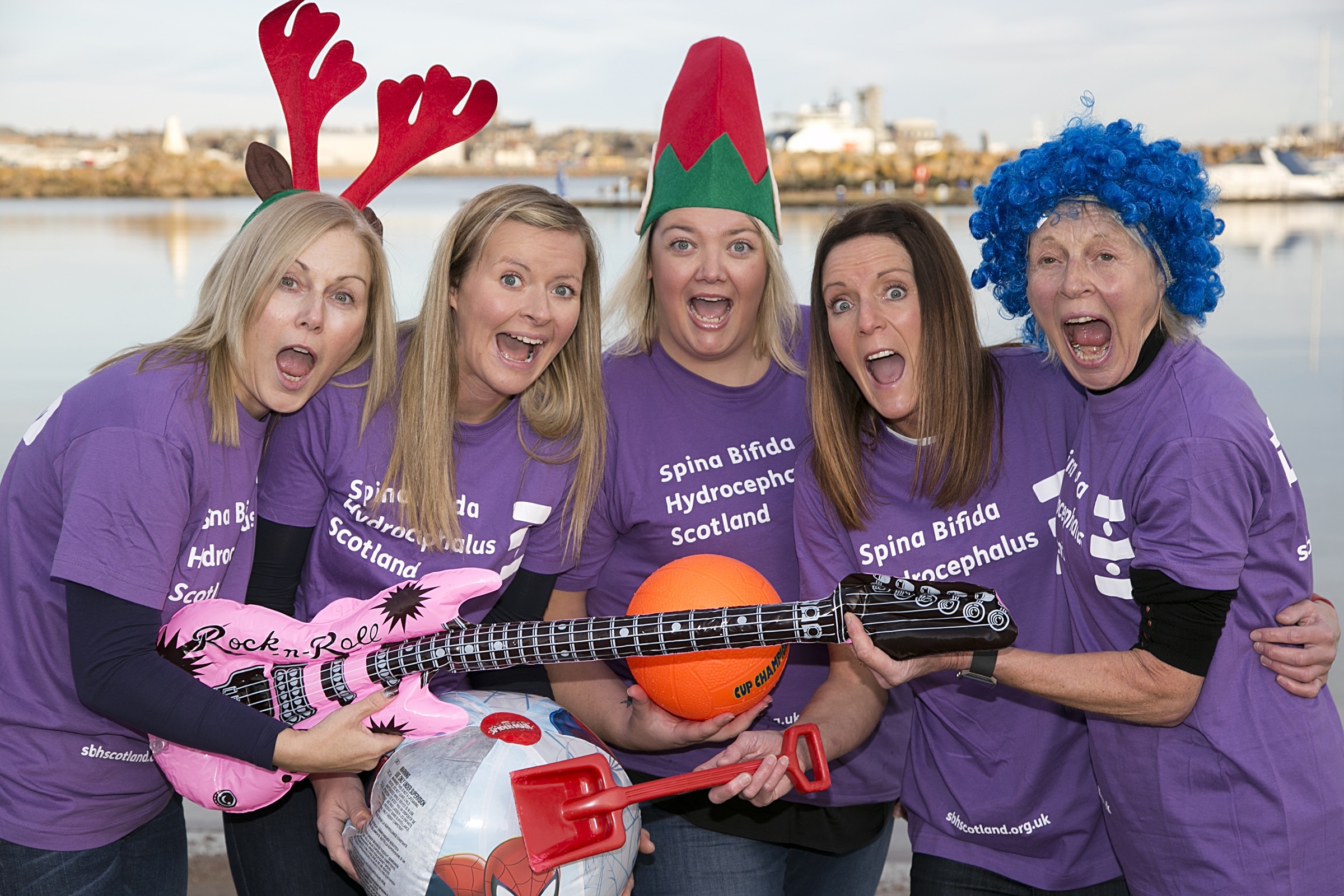 People are being sought to take part in the first Peterhead Plunge to raise funds for Spina Bifida Hydrocephalus (SBH) Scotland.

L-R: Lynn Duncan, Vicki Forman, Holly Taylor North of Scotland regional fundraiser for SBH Scotland, Denise Keith, Linda Mathers.