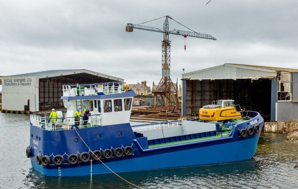 The Selkie was built by Buckie-based firm Macduff Shipyards.