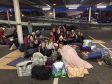 Sleeping rough for charity