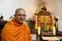 Venerable Sujan (pictured) has lodged plans to create a monastic Buddhist retreat at the Varapunya Meditation Centre. Picture: Kenny Elrick.
