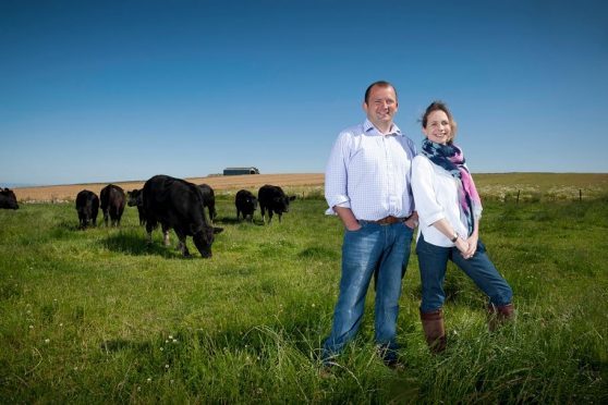 Andrew Booth and his wife Debbie who run The Store at Foveran, Ellon.