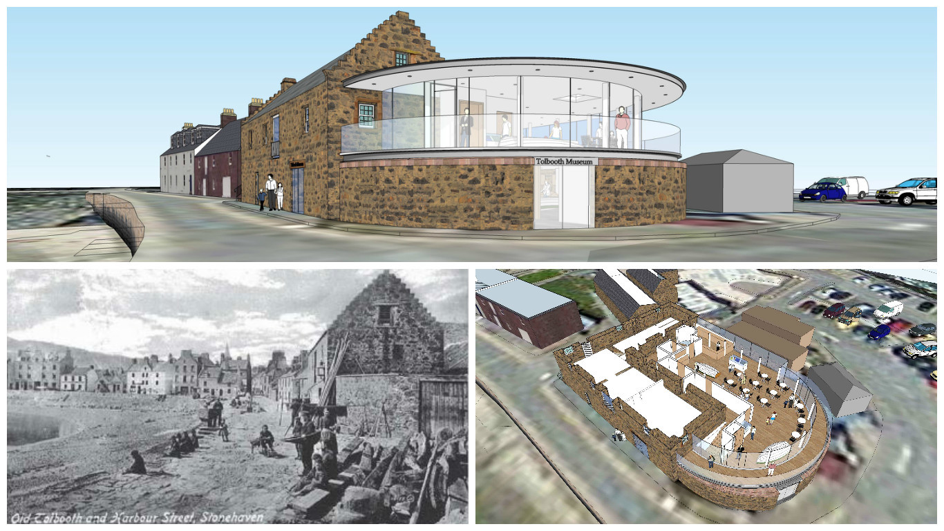 The Tolbooth Museum in stonehaven is planning a £1.3million extension.