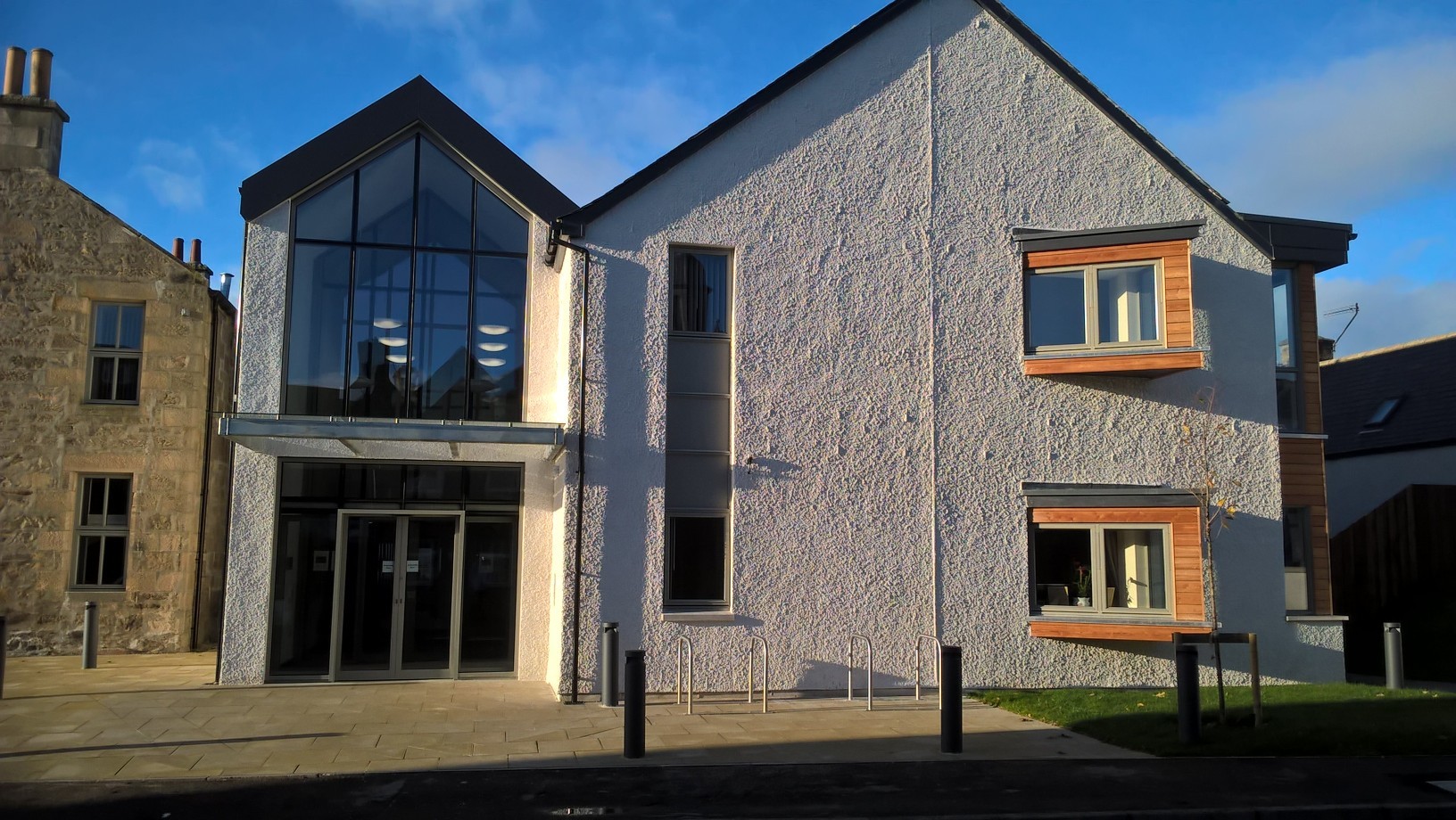 Five flats have been built in the Varis Court complex in Forres.