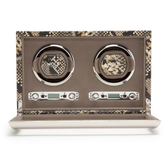 Wolf Exotic Double Watch Winder £798