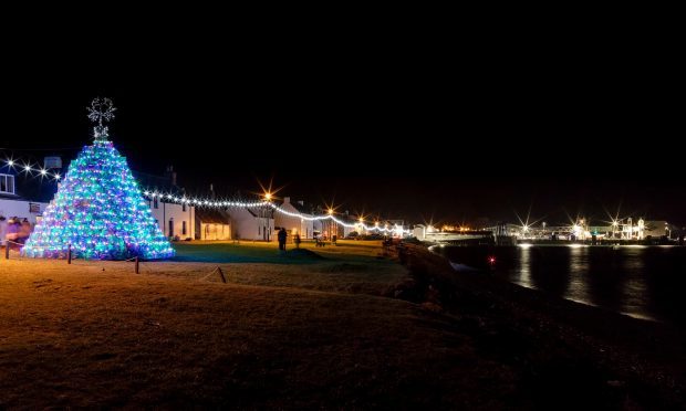Ullapool Winter Lights Switch On by Steven Gourlay Photography Ltd.