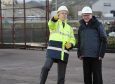 Fisheries Minister Fergus Ewing, right, with Peterhead Port Authority chief executive Ian Laidlaw.