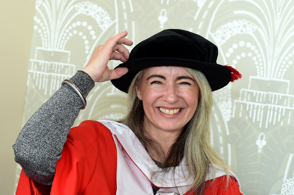 Honorary Grad, Dame Evelyn Glennie.