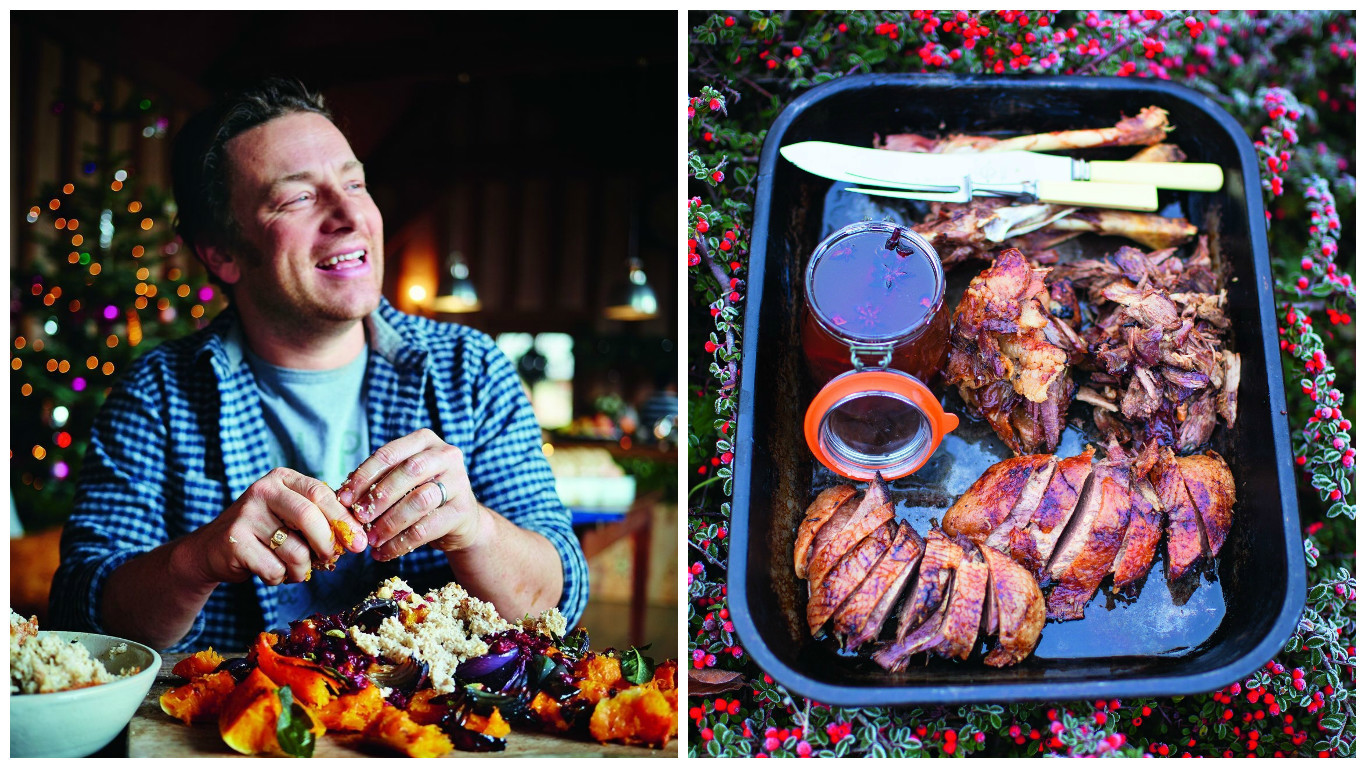 Jamie Oliver: 'How to make my roast goose, slow-cooked with Christmas