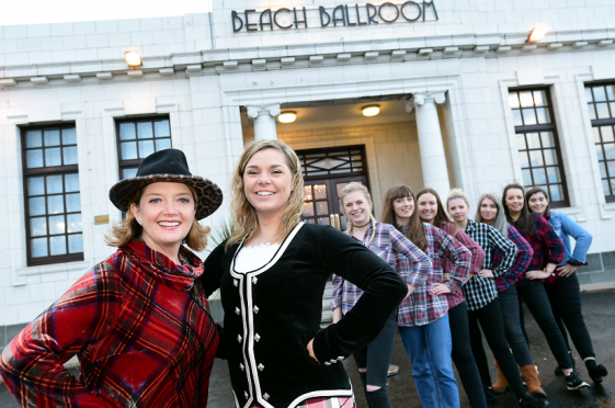 Singer Fiona Kennedy and the RGU events management students who are putting on the 6th annual Nae Ordinary Burns Supper