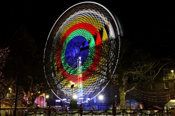 The Aberdeen Christmas Village. Pic by Kenny Elrick