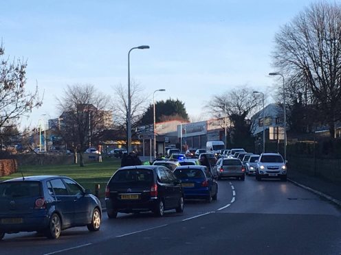 Police incident causes hold-ups at Haudagain roundabout