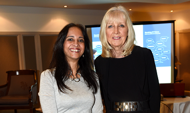 Emma Fossey and Audrey Mooney attending the 'Speaking Of Values' Publication Discussion Evening held at the Marcliffe Hotel. 

Picture by KEVIN EMSLIE