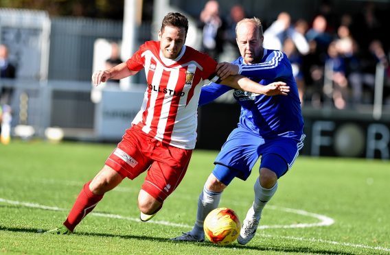 Stuart Duff in action for Cove