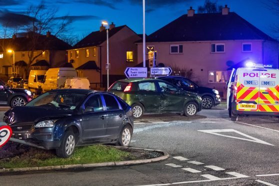 Rush hour commuters are facing delays as both vehicles are yet to be cleared from the busy route.