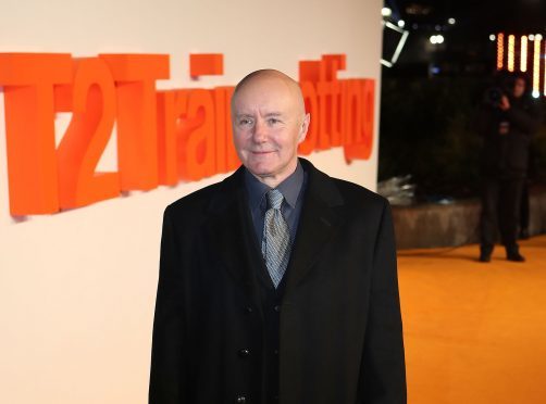 Irvine Welsh arriving at the world premiere of Trainspotting 2