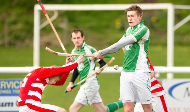 Lochaber's Jack Dignan in action