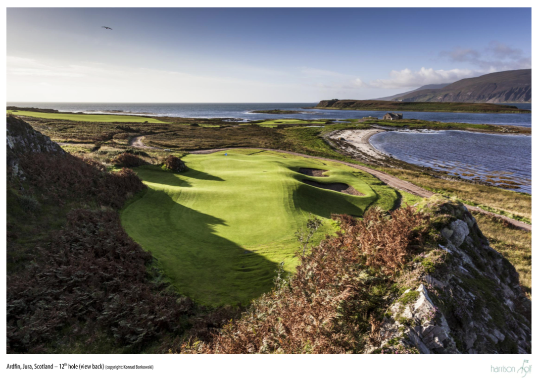 The 12th hole at Ardfin, Jura. Credit Konrad Borkowski