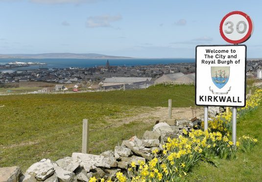 The Orkney capital Kirkwall