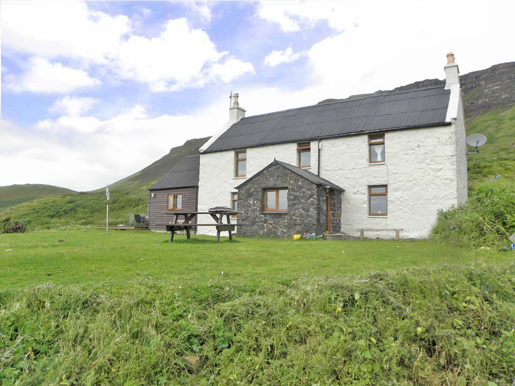 The property boasts picturesque views across the sea to mountains on a neighbouring island.