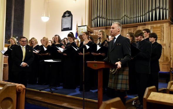 The Prince Charles, Duke of Rothesay and The Dutchess of Rothesay, attended a performance of Robert Burns poetry with music by Professor Paul Mealor and the Aberdeen University Chamber Choir last week