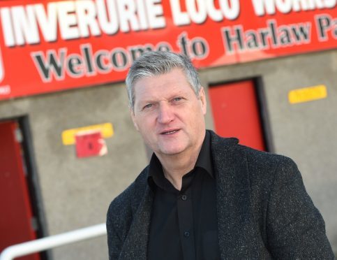 Inverurie Loco's manager Neil Cooper