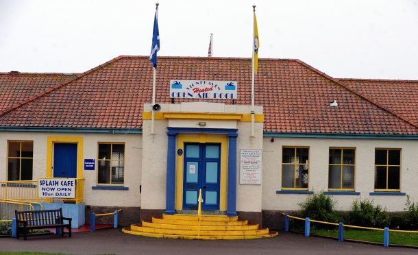 Open air swimming pool at Stonehaven.