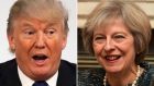 Donald Trump and Theresa May will discuss issues including trade at White House talks on Friday.